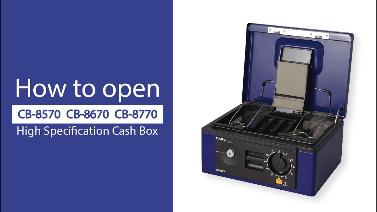 Carl CB-8570/ 8670/ 8770 how to open - YouTube
