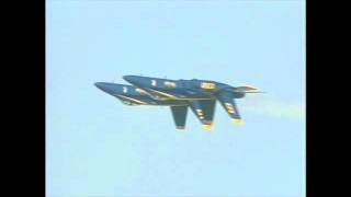 US Navy Blue Angels Solos Double Tuck Over Roll