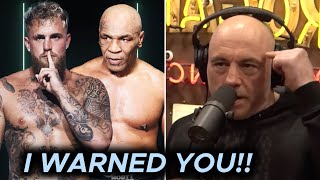 Joe Rogan ROASTS Jake PAUL AFTER HE CANCELLED MIKE TYSON FIGHT AFTER BEING KO IN SPARRING! 2024 face