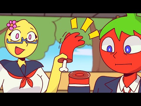 Ms Lemons Meets Mr Tomato’s BUT WITH A TWIST | She Cut Mr Tomato’s Hand?!!