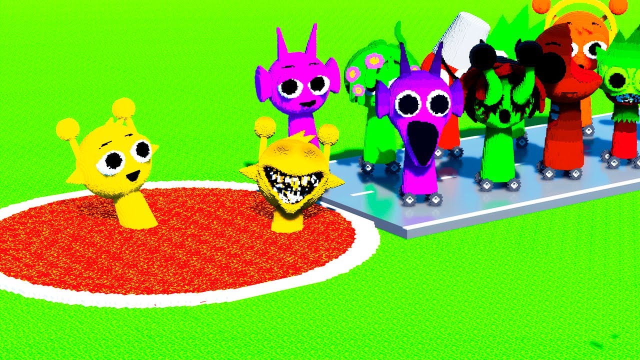 Incredibox SPRUNKI PHASE 1-2 vs LAVA PITS | Teardown