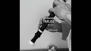 Boismortie. 6 Suites de pièces, Op.35-4 5.Musette  ボワモルティエ