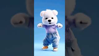 A puppy funny dance video 💥♥️ #shorts #ytshorts #ai_cute_animals_01