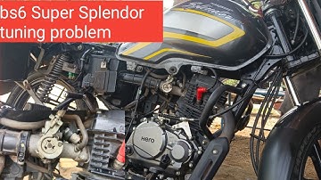 bs6 Super Splendor tuning problem/bs6 Super Splendor rpm setting#jeetbhaskar