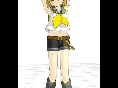 MMD Temperature Moving Hips Scene Kagamine Rin