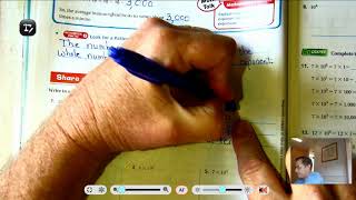 5th grade GO Math: Lesson 1.4 Powers of 10 and Exponents pages 17-20