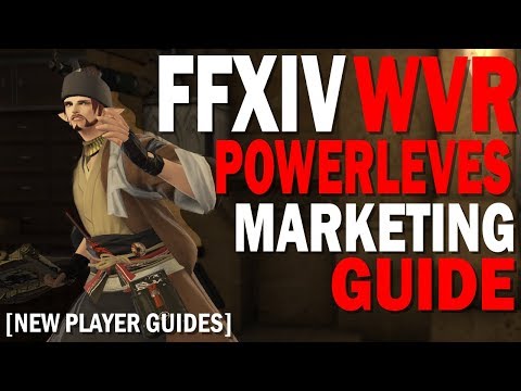 FFXIV Weaver Power Leveling and Marketing Guide | Getting Started Crafting
