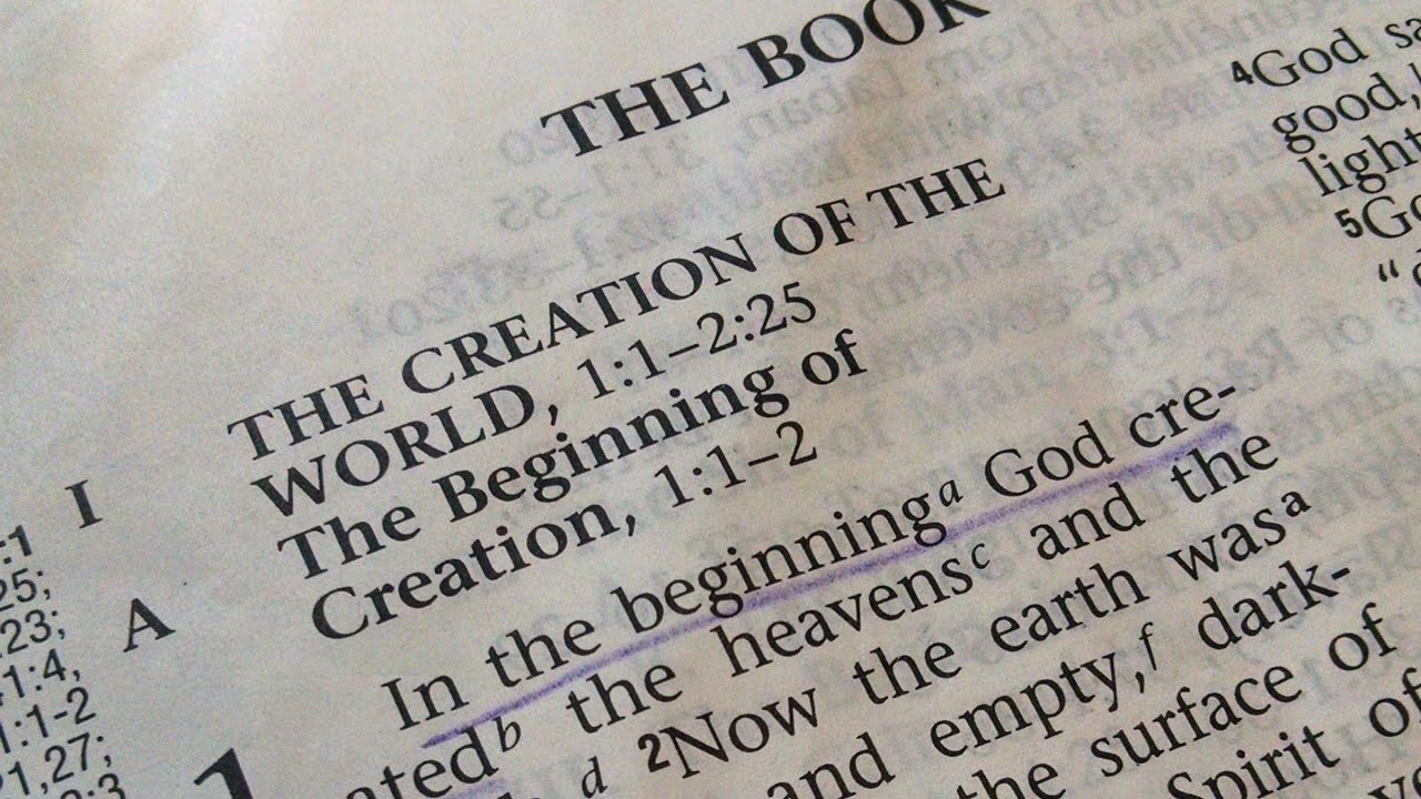 Book of Genesis - Chapter 1 (KJV) - YouTube