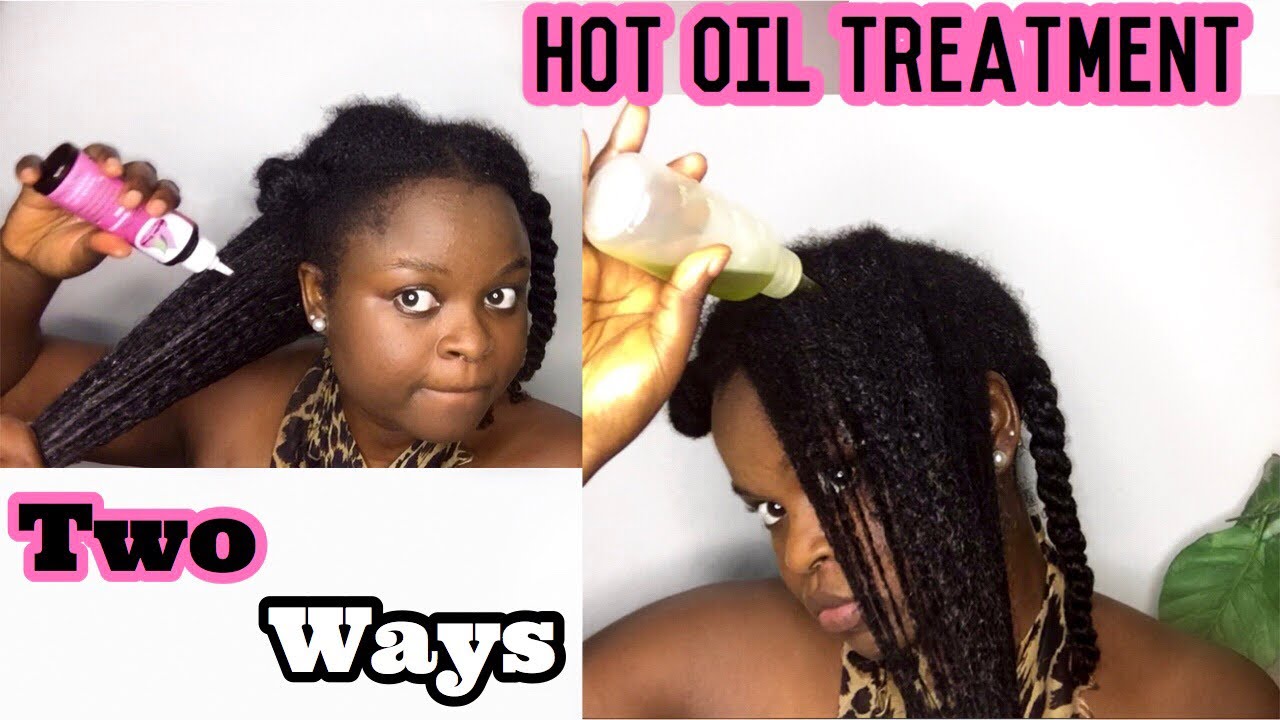 TWO WAYS HOT OIL TREATMENT TO BOOST HAIR GROWTH + SOFT , SHINY AND