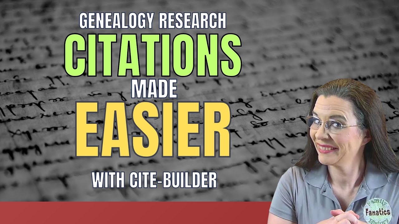 Streamline Genealogy Source Citations with Cite-Builder