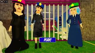 WEDNESDAY POLICE FAMILY PRISON RUN ESCAPE! Obby roblox Gameplay Walkthrough No Death 4K