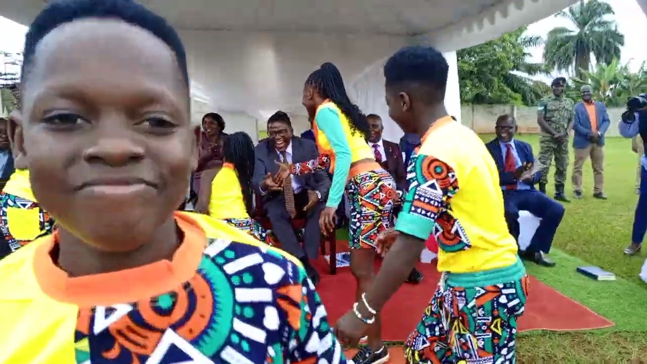 Uganda Ghetto kids at Kisubi Mapeera SS during the Buganda Royal Arts Shield festival on 23/6/2023.