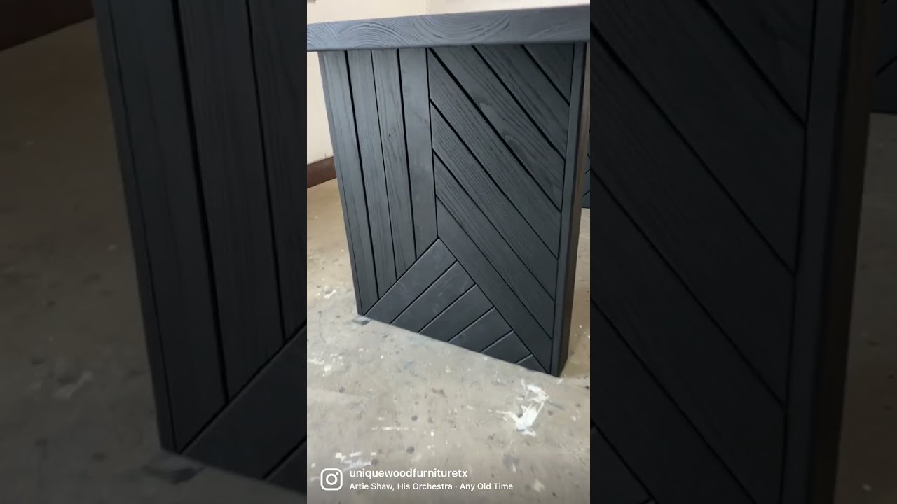 Black Wood Modern Dining Table Customwoodwork Woodworking