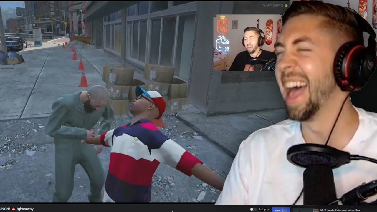 Kebun Reacts to Mr. K's Funny Moments | Nopixel 4.0