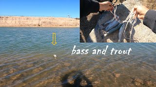 Bass and Trout in Southern New Mexico with Adrian Unknown