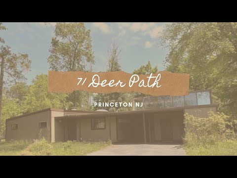71 Deer Path, Princeton, NJ home video tour