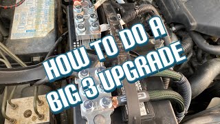 How to do a big 3 upgrade