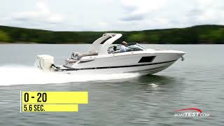 Four Winns Horizon 290 OB (2019-) Test Video - By BoatTEST.com