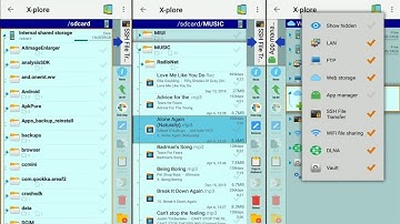 X-plore (-by Lonely Cat Games) - free file manager app for Android.