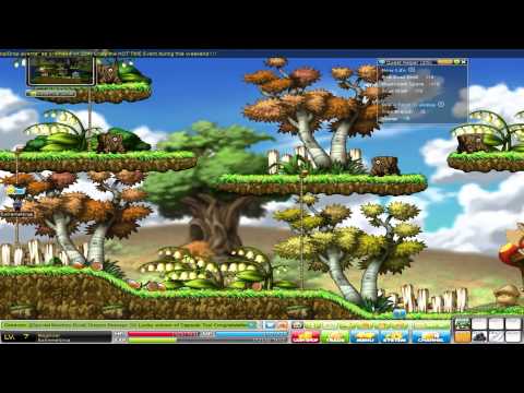 Maple Story- Assassin walkthrough- Beginner to Rogue lv 1-10 #1