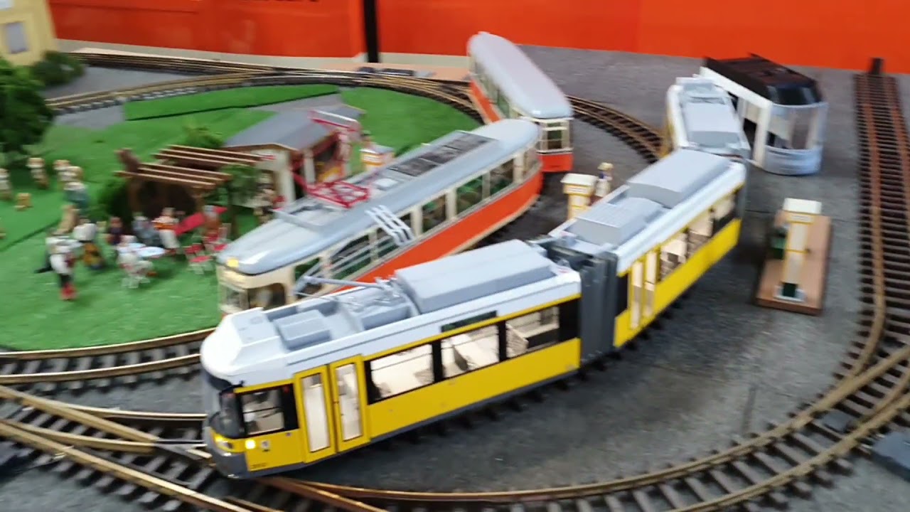 Modelstraßenbahn bei dem Straßenbahn Fest Berlin Köpenick