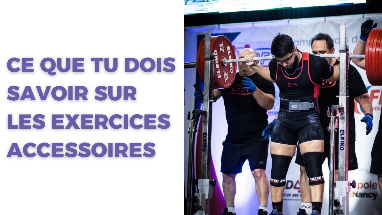 Le guide indispensable des exercices accessoires en powerlifting