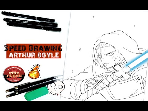 DRAWING - Arthur Boyle (Fire Force/Enen No Shouboutai){Série