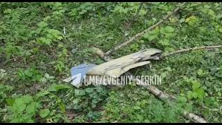 Эксклюзивные кадры! В Жуковском районе упал беспилотник
