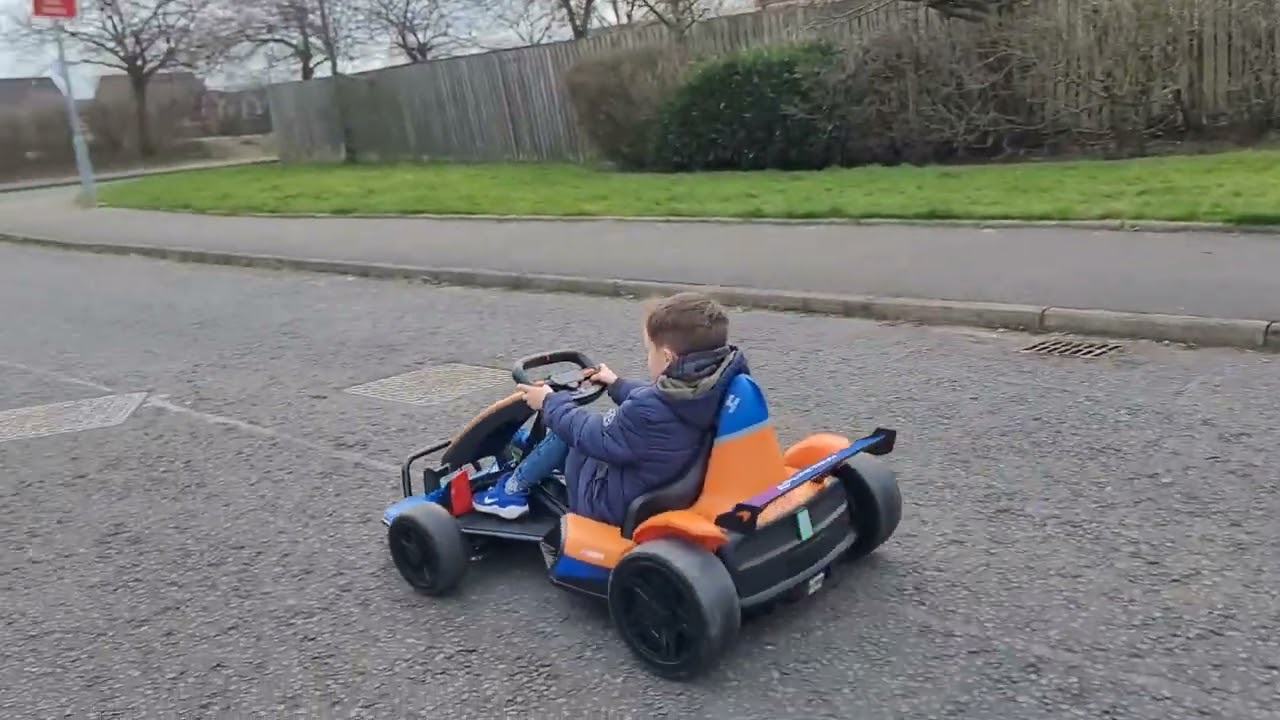 RiiRoo - 24v McLaren Drift Kart - Speed and drift demo!