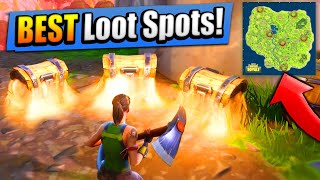 TOP 6 BEST LOOT SPOTS! (+ Where To Find Them) Fortnite: Battle Royale