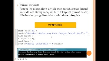 Pengenalan Dasar Operasi String C++