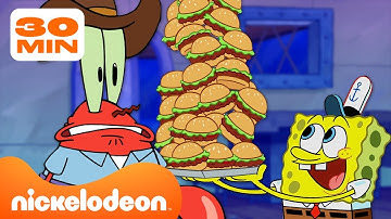 Spongebob | Setiap Pegawai KRUSTY KRAB yang Pernah Ada 🍔 | Nickelodeon Bahasa