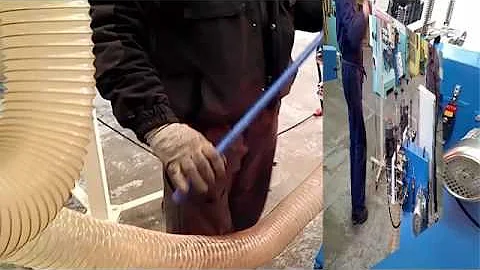 AUTOMATISCHE RUNDSTABFRÄSMASCHINE für Kunststoff Modell "TAU/30"