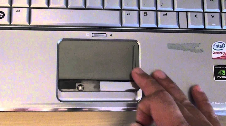 HP Pavilion DV5 DV4 Laptop: DIY Fix the Loose Touchpad Left Button