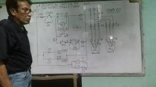 PART 1-SEQUENTIAL STARTING FOR TWO MOTORS USING A PNEUMATIC TIMER