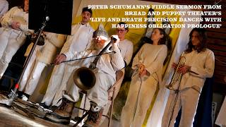Peter Schumann: Bread &amp; Puppet 'Life and Death Precision Dances with Happiness Obligation Prologue'