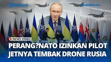 Perang Terbuka, NATO Pertimbangkan untuk Izinkan Pilot Jet Tempur Tembak Langsung Drone Rusia