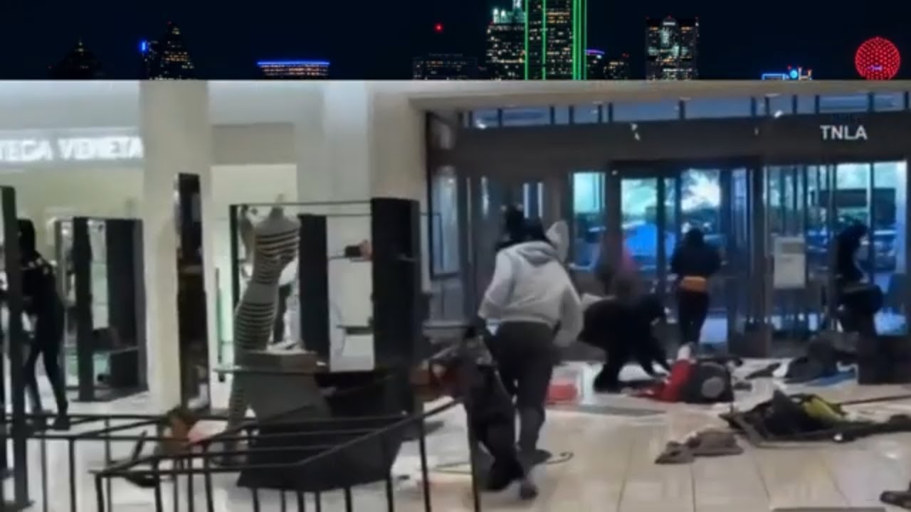 Flash Robbery Shocking Rise of Flash Robberies in Dallas - YouTube