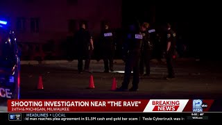Police investigate shooting near The Rave-Eagles Club in Milwaukee