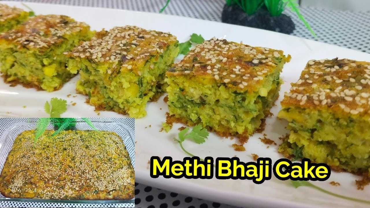 Soft & Tasty Methi Bhaji Cake | Easy Savory Cake 