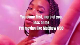 ALIA LARA   Matthew 6:33 (LYRICS)