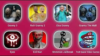 Granny 3 Hot Air Balloon, Rich Granny, Elsa Granny, Granny The Mall, Eyes The Horror Game, Evil Nun screenshot 3