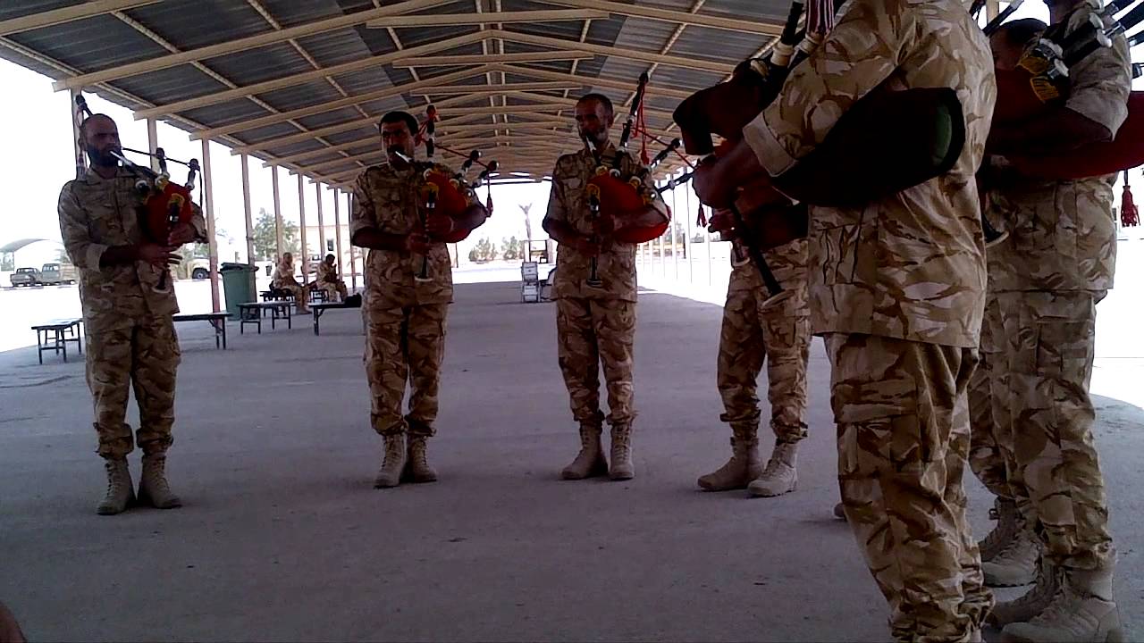 military bagpipes YouTube