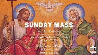 Sunday mass at st. justin martyr parish, unionville, ontario
archdiocese of toronto