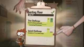 Human Resource Machine - Level 41 - Sorting Floor - Perfect Solved Both lights