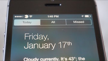 How to Get to Different Tabs in Notification Center Much Easier in iOS 7