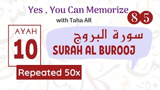 85 Surah Al Burooj | Verse 10 | Memorization Series