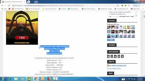 Gphone A7+ Flash File Firmware MT6580 6.0 Hang & Dead Fix