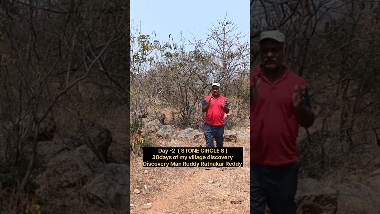 my village discovery day 2 #latest #discovery #stone circles #reels #konne #jangaon