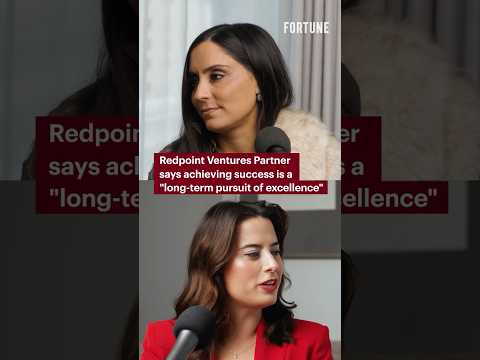 Redpoint Ventures Partner says achieving success is a "long-term pursuit of excellence" #advice